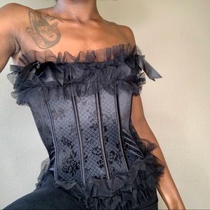 Black Vintage Corset